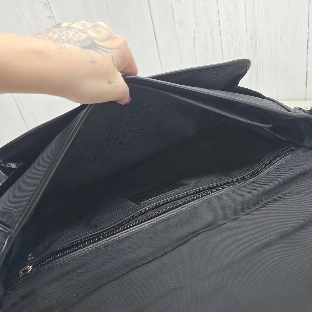 Coach Black Laptop Messenger Bag